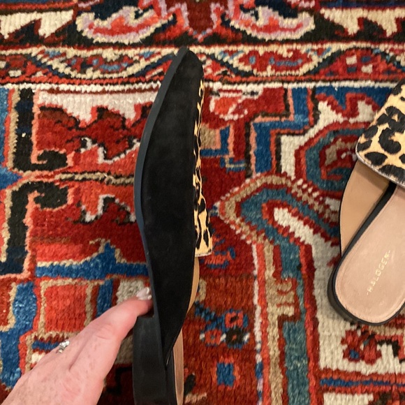 Velvet leopard mules - Picture 3 of 7